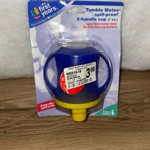 Vintage The First Years Tumble Mates 2 Handle Cup NOS NEW